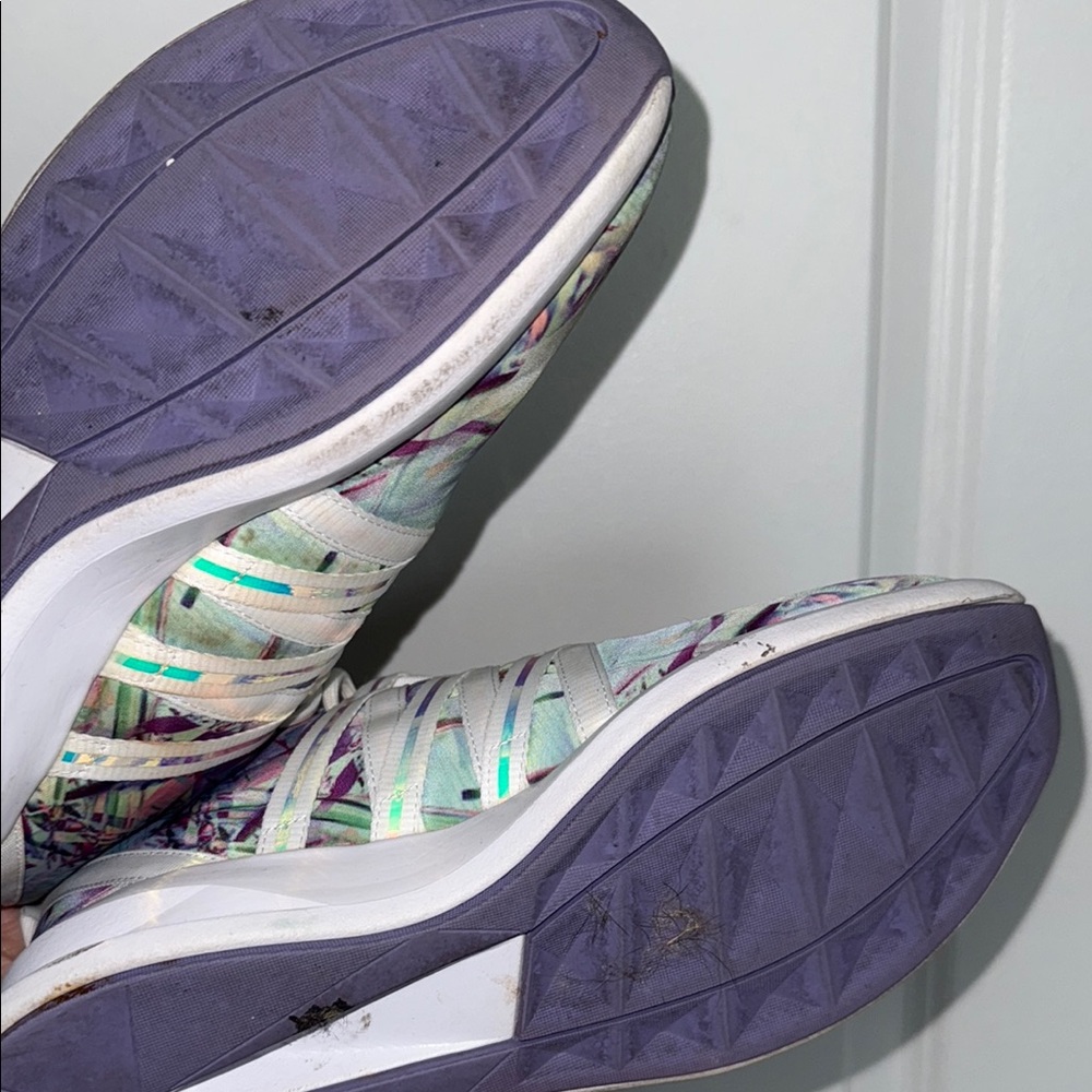 Adidas Abstract Purple and Blue Sneakers - Picture 5 of 6